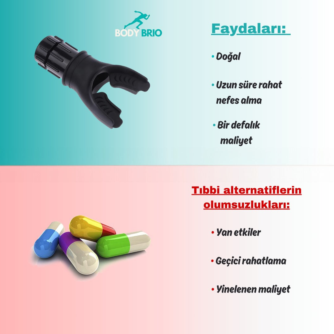 BodyBrio Nefes Egzersiz Aleti (Kutusuz Versiyon)